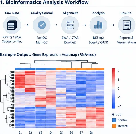 Demonstration figure: Bioinformatics analysis workflow