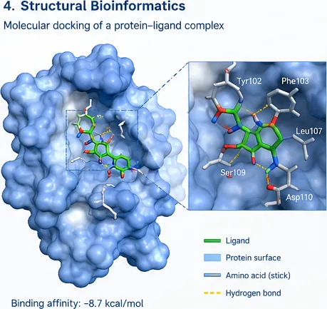 Illustration of the Structural Bioinformatics workflow
